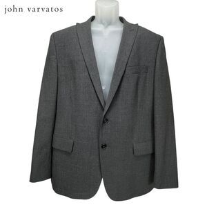 John Varvatos Men's 44R Gray Blazer Jacket Double‎ Vent 2 Buttons